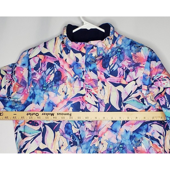 Mountain Warehouse Kids Water Resistant Fleece Lined Jacket Floral Print 13 YRS - Picture 7 of 9